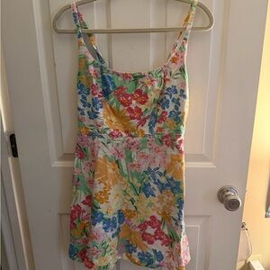 Old Navy Colorful Floral Dress